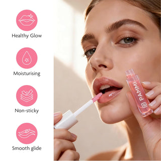 PAMMI Hand Sanitizer Spray with Lip Gloss 4 Pack – Quick Dry Formula, Travel Size Mini Hand Sanitizer, Pocket Friendly, Car Use (2 Pack (Vanilla Beans + Rosewater))